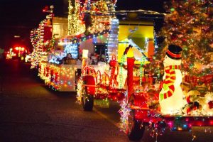 Christmas Parade of Lights in Wickenburg, Arizona